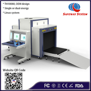 China OEM novo scanner de bagagem de raio-x para triagem de segurança de grande carga e mala ZA10080A