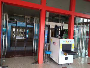 Máquina de digitalização de raio-x de segurança para aeroporto, hotel, embaixada, hospital, escola