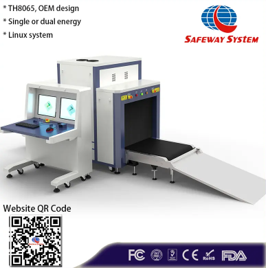 X RAY Baggage Scanner Basics e Muros obrigatórios