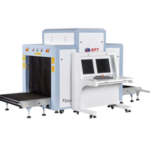 Scanner de bagagem de raio-x no aeroporto para triagem de segurança