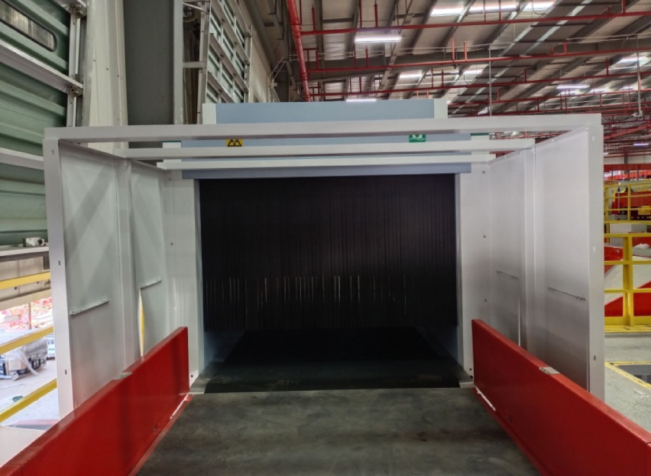 Scanner de seguran&ccedil;a de carga de raios-X de alta velocidade e seguran&ccedil;a