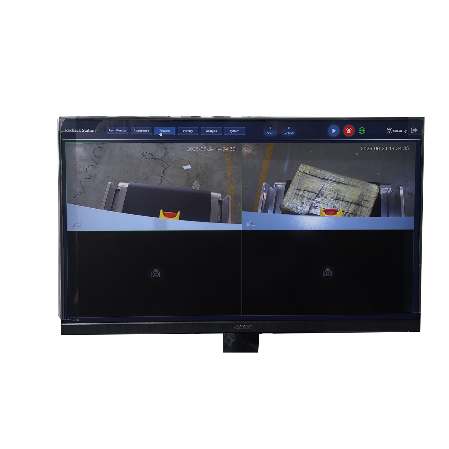 AT6550D com CCTV, IA e estação de verificação de rede remota